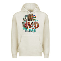 Oatmeal Heather One Loved Nurse Premium Hoodie - FaDigitalArtStudio