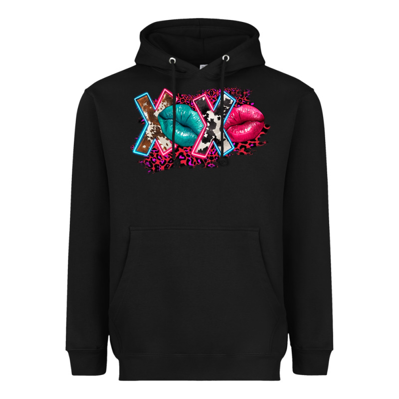 Western Xoxo Heavyweight Hoodie by FaDigitalArtStudio | Teevron