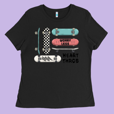 Worry Less Ladies Tee Designed By Maliassmallbusiness