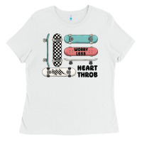 White worry less Ladies Tee - MaliasSmallBusiness