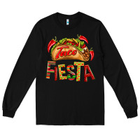 Black Taco Fiesta Long Sleeve Tee - texasbilliewilder