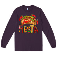 Plum Taco Fiesta Long Sleeve Tee - texasbilliewilder