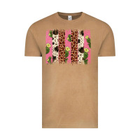 Vintage Camel cactus leopard cowhide brush stroke Vintage Tee - Artiststas