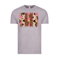 Vintage Zinc cactus leopard cowhide brush stroke Vintage Tee - Artiststas