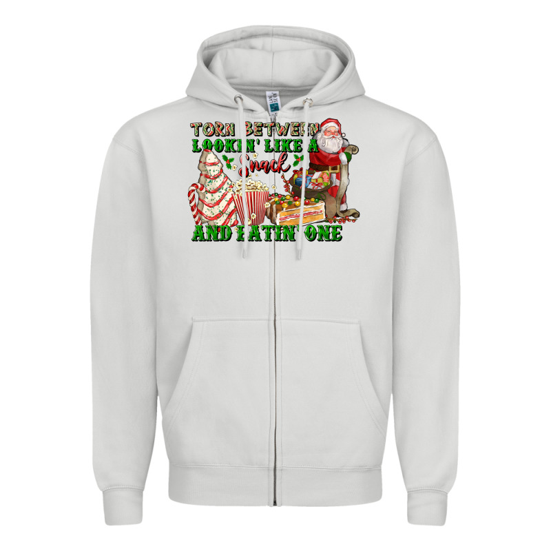 Torn Between Lookin Like A Snack And Eatin One Zipper Hoodie by FaDigitalArtStudio | Teevron