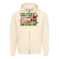 Sandshell torn between lookin like a snack and eatin one Zipper Hoodie - FaDigitalArtStudio