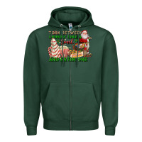 Sports Green torn between lookin like a snack and eatin one Zipper Hoodie - FaDigitalArtStudio