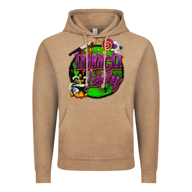 Halloween Lunch Lady Vintage Hoodie by BarkalooDesign | Teevron