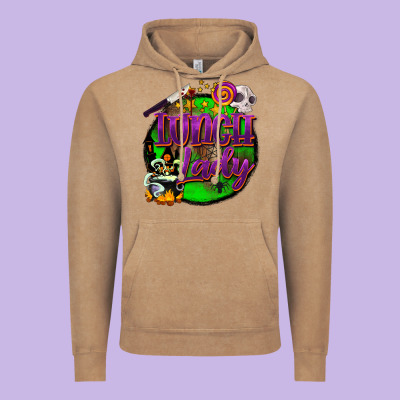 Halloween Lunch Lady Vintage Hoodie Designed By Barkaloodesign