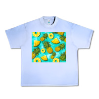 Grape Ice blue pineapple Urban Heavy Tee - BarkalooDesign