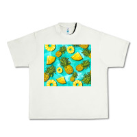 Pistachio blue pineapple Urban Heavy Tee - BarkalooDesign