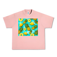 Salmon blue pineapple Urban Heavy Tee - BarkalooDesign