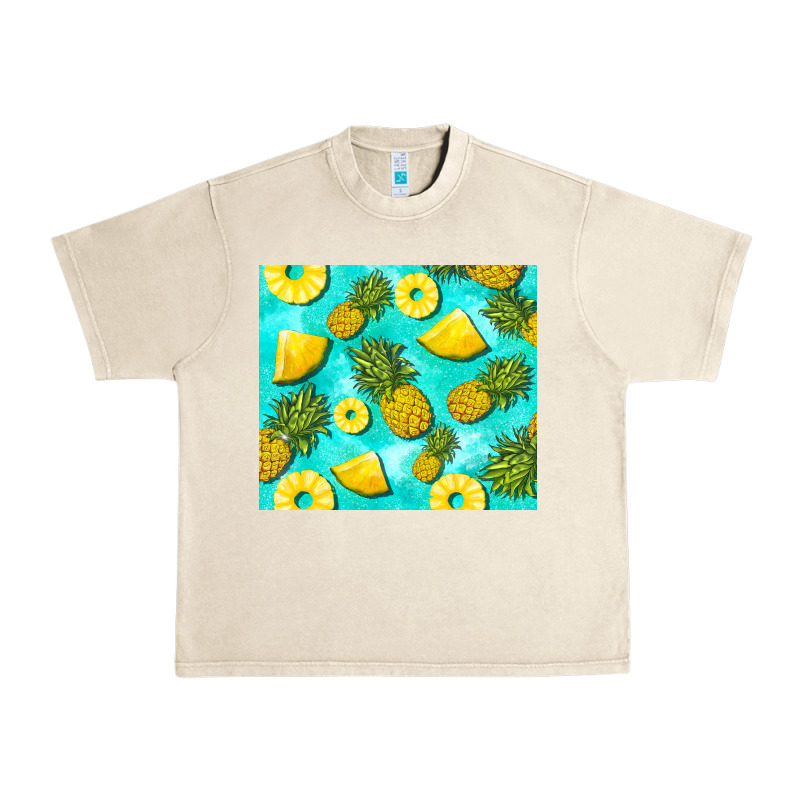Blue Pineapple Urban Heavy Tee by BarkalooDesign | Teevron