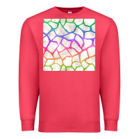 Cardinal Watercolor Rainbow Giraffe Seamless Pattern Premium Sweatshirt - BundleAndBundleShop