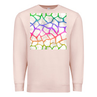 Pale Pink Watercolor Rainbow Giraffe Seamless Pattern Premium Sweatshirt - BundleAndBundleShop