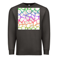 Smoke Watercolor Rainbow Giraffe Seamless Pattern Premium Sweatshirt - BundleAndBundleShop
