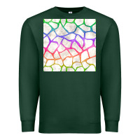 Sports Green Watercolor Rainbow Giraffe Seamless Pattern Premium Sweatshirt - BundleAndBundleShop