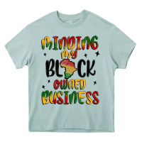 Arona minding my black owned business Heavy Core Tee - MaliasSmallBusiness
