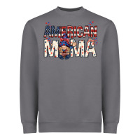 Storm American mama with gnome Mother's Day Heavyweight Sweatshirt - HowdyJamesFarm