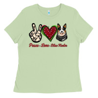 Matcha Peace Love Blue Heeler Ladies Tee - Jasminsmagicworld
