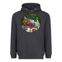 Smoke Merry Christmas Truck Heavyweight Hoodie - FaDigitalArtStudio