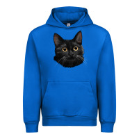 Cobalt Bombay Cat Face Urban Hoodie - LillyAllenDesigns