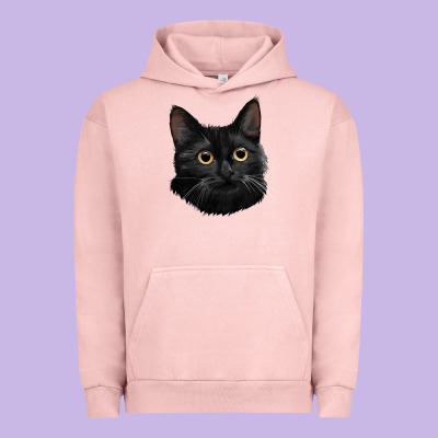Bombay Cat Face Urban Hoodie Designed By Lillyallendesigns
