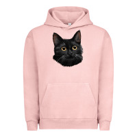 Pigment Salmon Bombay Cat Face Urban Hoodie - LillyAllenDesigns