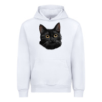 White Bombay Cat Face Urban Hoodie - LillyAllenDesigns