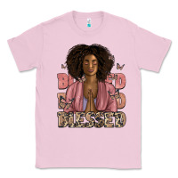 Bubblegum Pink blessed black woman Classic Tee - Artiststas