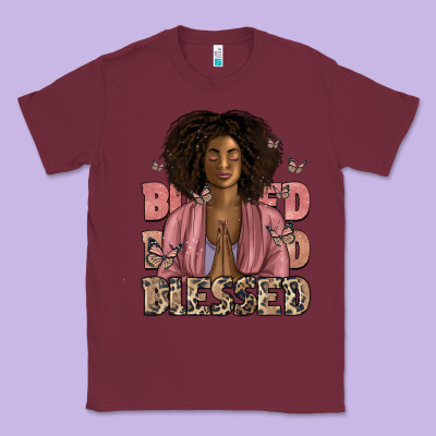 Blessed Black Woman Classic Tee Designed By Artiststas