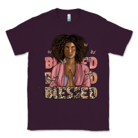Plum blessed black woman Classic Tee - Artiststas
