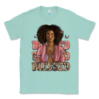 Seafoam blessed black woman Classic Tee - Artiststas