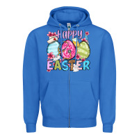 True Royal Happy Easter eggs Zipper Hoodie - OliviaCreatesArt