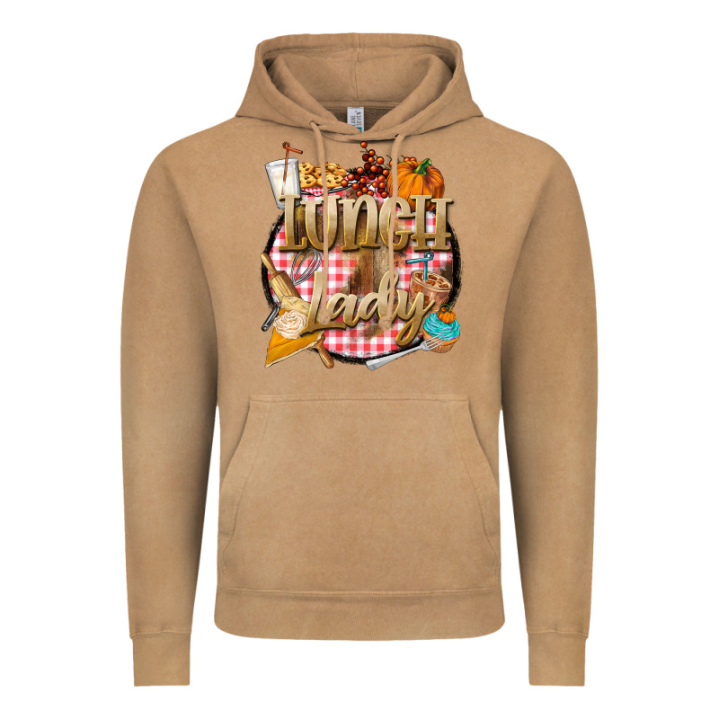 Fall  Lunch Lady Vintage Hoodie by BarkalooDesign | Teevron
