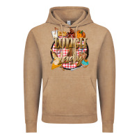 Vintage Coffee fall  lunch lady Vintage Hoodie - BarkalooDesign