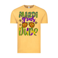Vintage Mustard mardi gras dude Vintage Tee - Artiststas