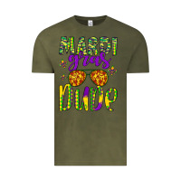 Vintage Olive mardi gras dude Vintage Tee - Artiststas