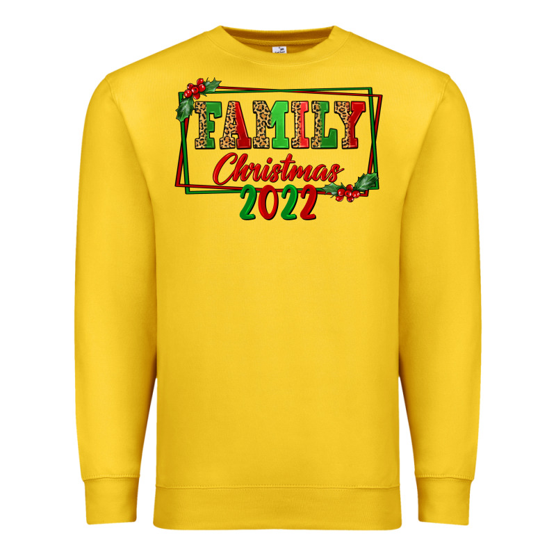 Family Christmas 2022 Premium Sweatshirt by FaDigitalArtStudio | Teevron
