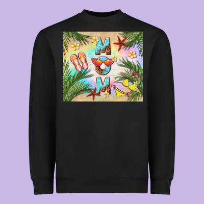 Summer Mom Heavyweight Sweatshirt Designed By Tumblerdesignbyshophia