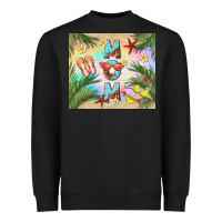 Black summer mom Heavyweight Sweatshirt - TumblerDesignByShophia