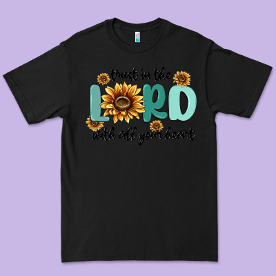 Trust In The Lord With All Your Heart Premium Tee Designed By Maliassmallbusiness