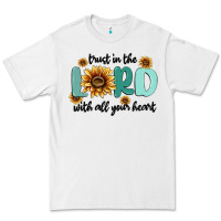 White trust in the lord with all your heart Premium Tee - MaliasSmallBusiness