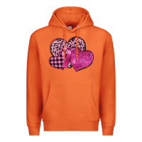Carrot breast cancer hearts Premium Hoodie - FaDigitalArtStudio