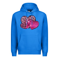 True Royal breast cancer hearts Premium Hoodie - FaDigitalArtStudio