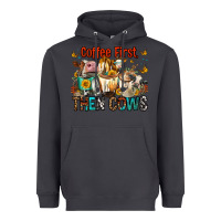 Smoke Coffee First Then Cows Heavyweight Hoodie - FaDigitalArtStudio