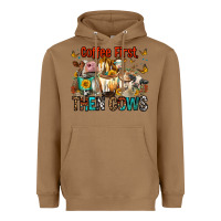 Toasted Coconut Coffee First Then Cows Heavyweight Hoodie - FaDigitalArtStudio