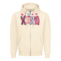 Sandshell xoxo pig olivia Zipper Hoodie - OliviaCreatesArt