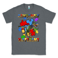 Charcoal Heather rawsomely different autism t rex Classic Tee - Artiststas