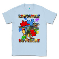 Dusty Blue rawsomely different autism t rex Classic Tee - Artiststas